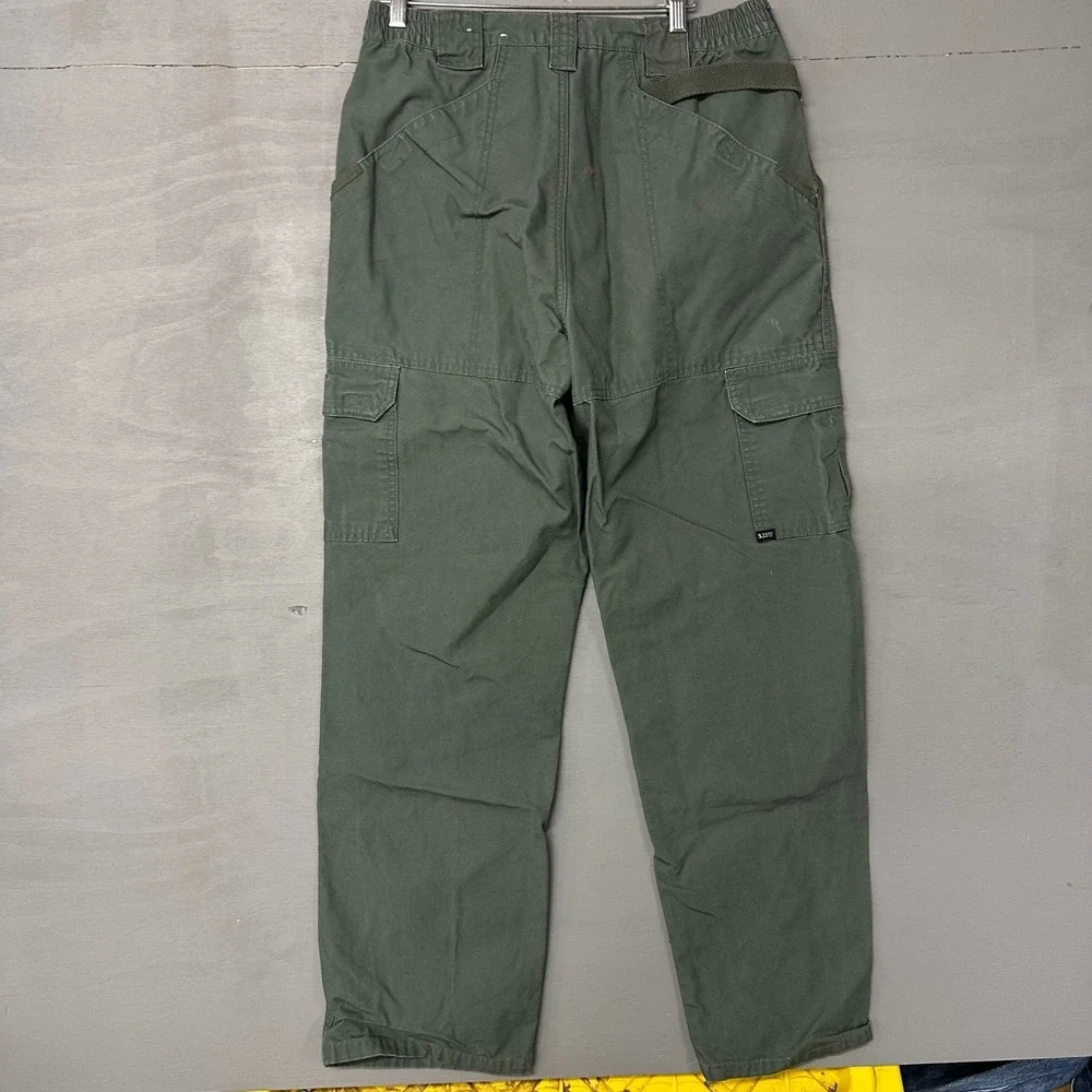 5.11 Tactical Series Men's Cargo Pants Green Style 74251 Size 32x32 - Picture 3 of 5